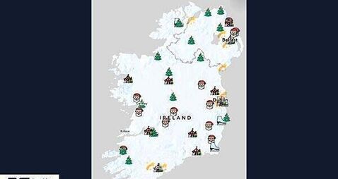 Interactive map shows location of festive events around Ireland