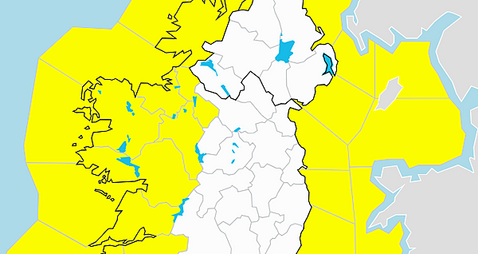 Rainfall warning for Cork and Kerry upgraded to status orange