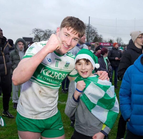 Colm Dalton celebrates after the final whistle Photo: Aisling Hyland Colm Dalton celebrates after the final whistle Photo: Aisling Hyland