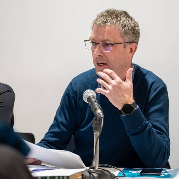 Alan Dunney (County Board treasurer) speaks to delegates Photo: James Lawlor Alan Dunney (County Board treasurer) speaks to delegates Photo: James Lawlor
