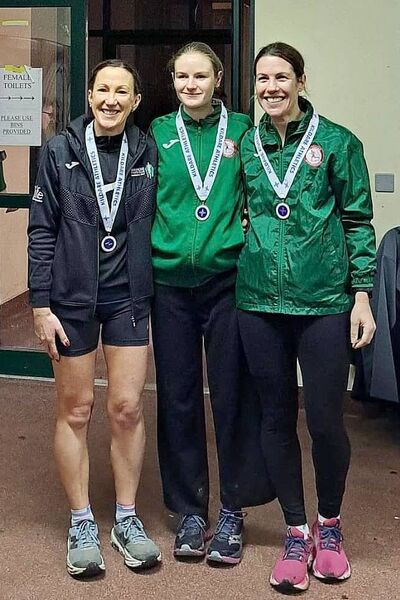 The top three County Senior ladies: Emma Boland, Meabh Caffery and Sinead O'Rielly. The top three County Senior ladies: Emma Boland, Meabh Caffery and Sinead O'Rielly.