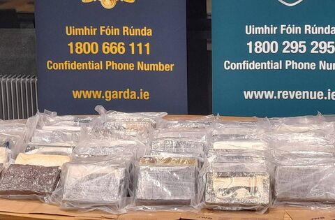 Three people were also arrested