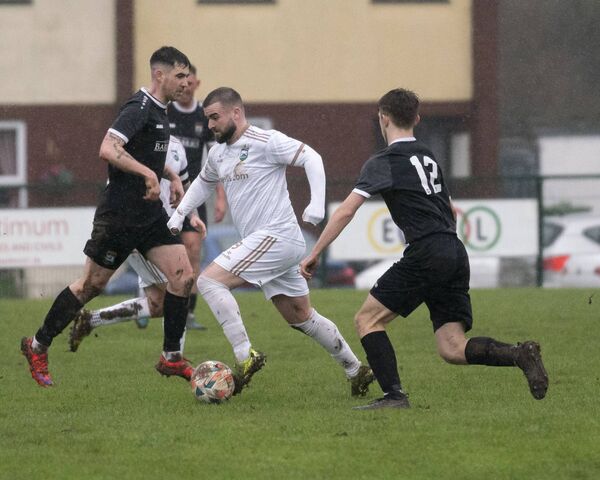 Cody Mulhall in action for Clonmullion. Cody Mulhall in action for Clonmullion.