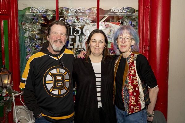 Marc Guernon, staff member Serena Redmond and Judith O Brien