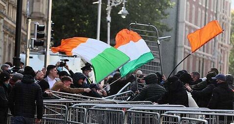 International far-right groups taking inspiration from Irish violence against migrants