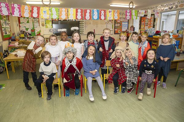 Junior and Senior Infants Class in Churchtown National School