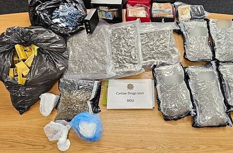 Man (30s) arrested after over €200k worth of drugs seized in Co Carlow ...