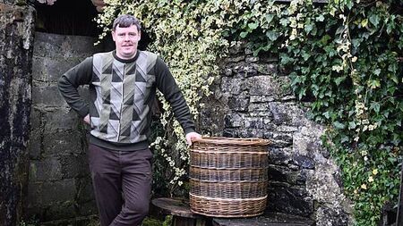 Irish basket weaver takes craft to Glastonbury and beyond