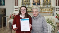Kildare student awarded prestigious Papal Cross 