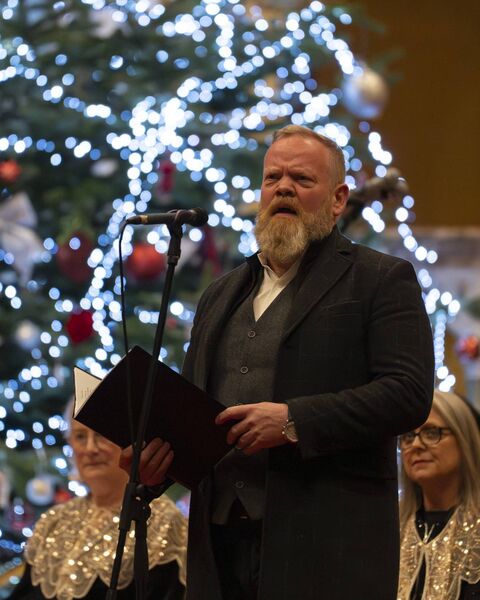 Kevin Morrin in full voice at Drive the Dark Winter Away in St Michaels Parish Kevin Morrin in full voice at Drive the Dark Winter Away in St Michaels Parish
