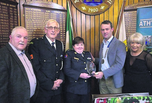 The Special Award went to Kildare Civil Defence, accepted by Patricia McNeala and Jim Burn