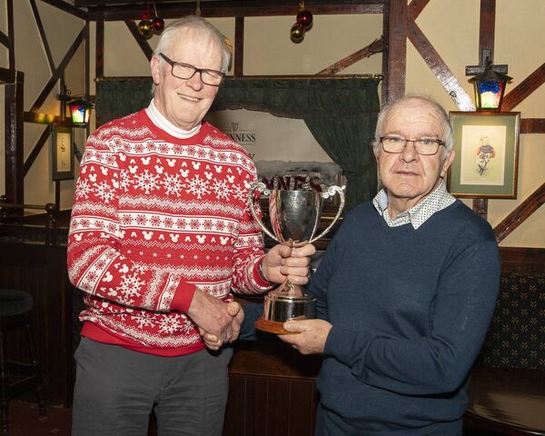 Club Photographer of the Year 2025 Ned Mahon presented by Chairman Larry Connell Credit: Aisling Hyland