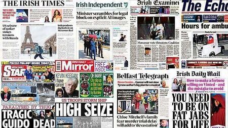 What the papers say: Thursday's front pages