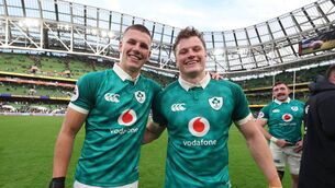 <p>Sam and Cian Prendergast. Photo: INPHO/Billy Stickland</p>