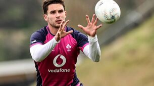 <p>Athy’s Joey Carbery has been strongly linked with a return to Leinster. Photo: INPHO/Billy Stickland</p>