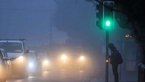 Status yellow fog warning issued for five counties