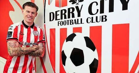 James McClean signs for Derry City from Wrexham