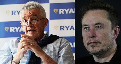 Over 30 million vote for Musk to buy Ryanair as he calls for O'Leary to be fired