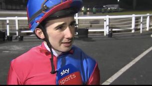 <p>Jockey Conor Whiteley</p>