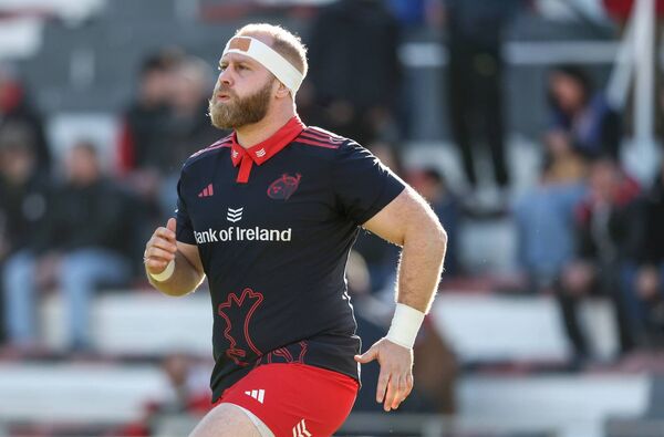 Jeremy Loughman will start for Munster tonight as he looks to lay down a marker ahead of the Six Nations. Photo: INPHO/Dan Sheridan