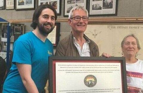 Kildare community remembers Spanish Civil War hero