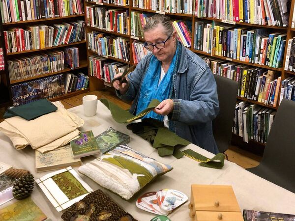 At a workshop in Kilcullen Community Library