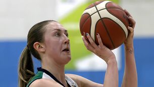 <p>Brooke Kane sunk 17 points at th Leixlip Amenities Centre on Saturday night.</p>