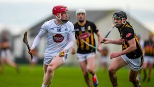 <p>James Dolan on his way a score against Kilkenny. Photos: James Lawlor Photos.</p>