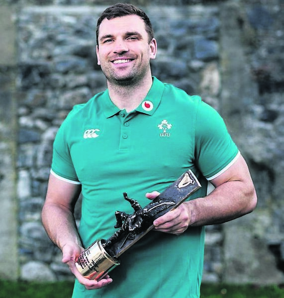 Tadhg Beirne was named 2025 Guinness Rugby Writers of Ireland Men’s Player of the Year. 	Photo: INPHO/Ben Brady.