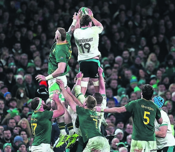 Cian Prendergast will be hoping to get a crack in the Six Nations having impressed in the Autumn Series. 	Photo: INPHO/Gary Carr