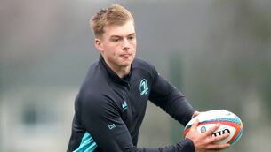 <p>Ciarán Mangan is set for his first senior start this weekend as Leinster host Edinburgh in the URC. Photo: INPHO/Tom Maher</p>