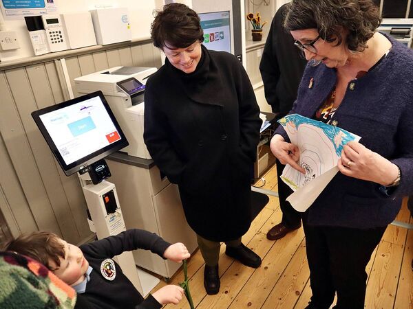 A special well-wish card from a young reader