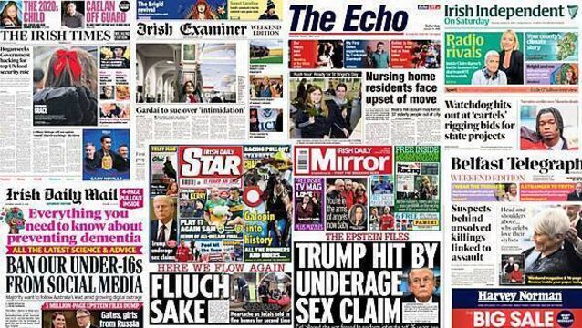 What the papers say: Saturday's front pages