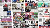 What the papers say: Saturday's front pages