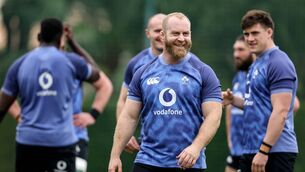 <p>Jeremy Loughman has impressed the coaches during Ireland's training camp in Portugal and has been rewarded with a place in the starting lineup against France. Photo: INPHO/Ben Brady</p>