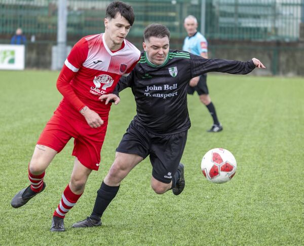 Tommy Nolan scored a late winner for Mill Celtic to keep them in the title hunt Photo: michaelorourkephotography.ie