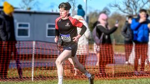 <p>Rys Johnson (Pipers Hill) winner of the South Leinster Senior Schools Cross Country Photo Credit: Pipers Hill</p>