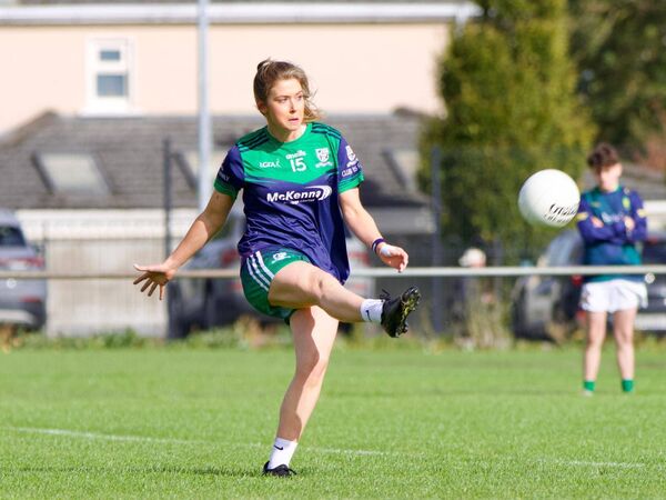 Player of the Match in the County Final, Na Fianna's star forward, Mikaela McKenna. 