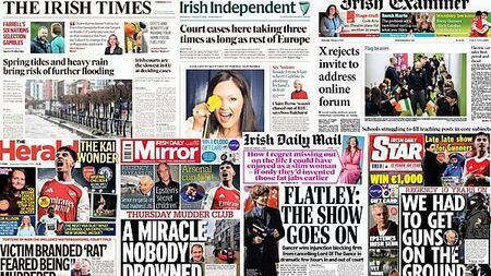 What the papers say: Wednesday's front pages
