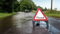 Increased risk of flooding in Kildare on Thursday
