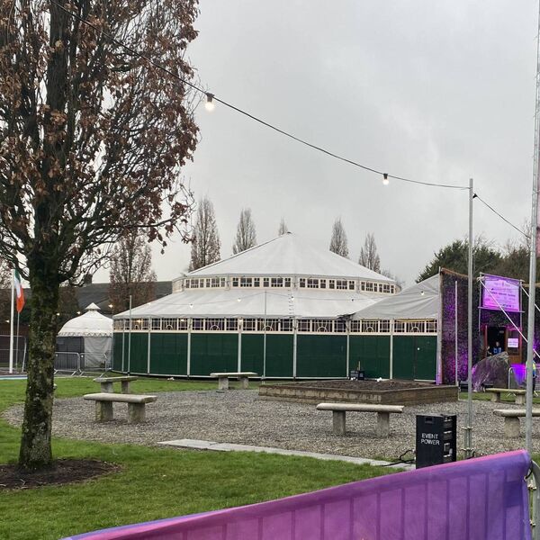 The Spiegeltent at the 2026 Brigid Festival 