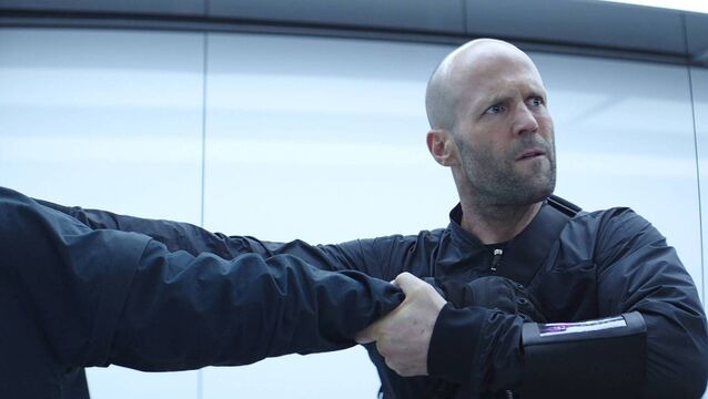 <p> Jason Statham as Deckard Shaw in the Fast and Furious film franchise</p>