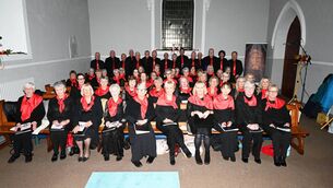 <p>The choir during their performance at the Church of Assumption Castledermot The Choir Photo: Jimmy Fullam </p>