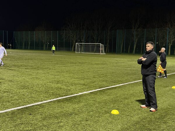 Clonmullion manager Timmy Doyle watches on from the sideline