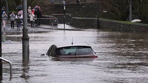 New flood warning for seven counties amid more heavy rain