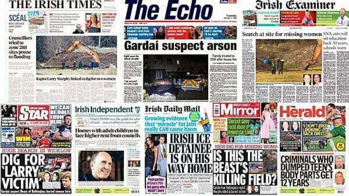 What the papers say: Tuesday's front pages