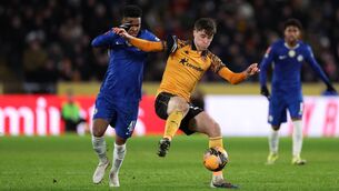 <p>Hull City's Cathal McCarthy protects the ball from Chelsea's Brazilian star Estevao during the Emirates FA Cup Fourth Round tie at MKM Stadium last Friday evening Photo: Chelsea Football Club/Chelsea FC via Getty Images</p> <p>Hull City's Cathal McCarthy protects the ball from Chelsea's Brazilian star Estevao during the Emirates FA Cup Fourth Round tie at MKM Stadium last Friday evening Photo: Chelsea Football Club/Chelsea FC via Getty Images</p>