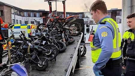Gardaí seize 44 illegal bikes and scramblers in ‘day of action’