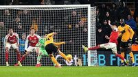 Stoppage-time Tom Edozie strike hands Wolves dramatic draw with Arsenal