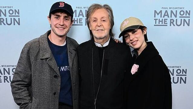Paul Mescal poses with Gracie Abrams at Paul McCartney documentary screening